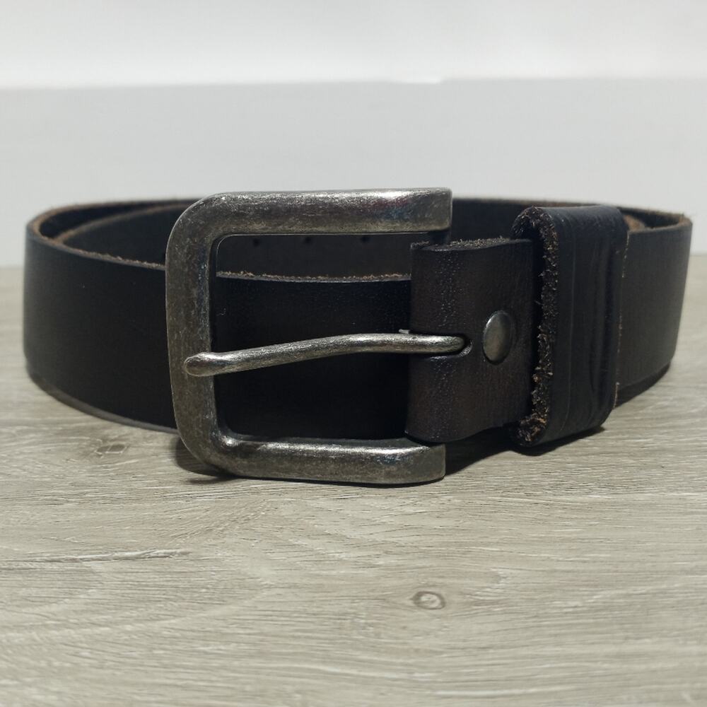 Aeropostale Men's Genuine Leather Brown Belt Size Large